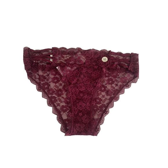 Hollister Strappy Black Lace Cheeky Panty bundle Size MEDIUM - Picture 2 of 5